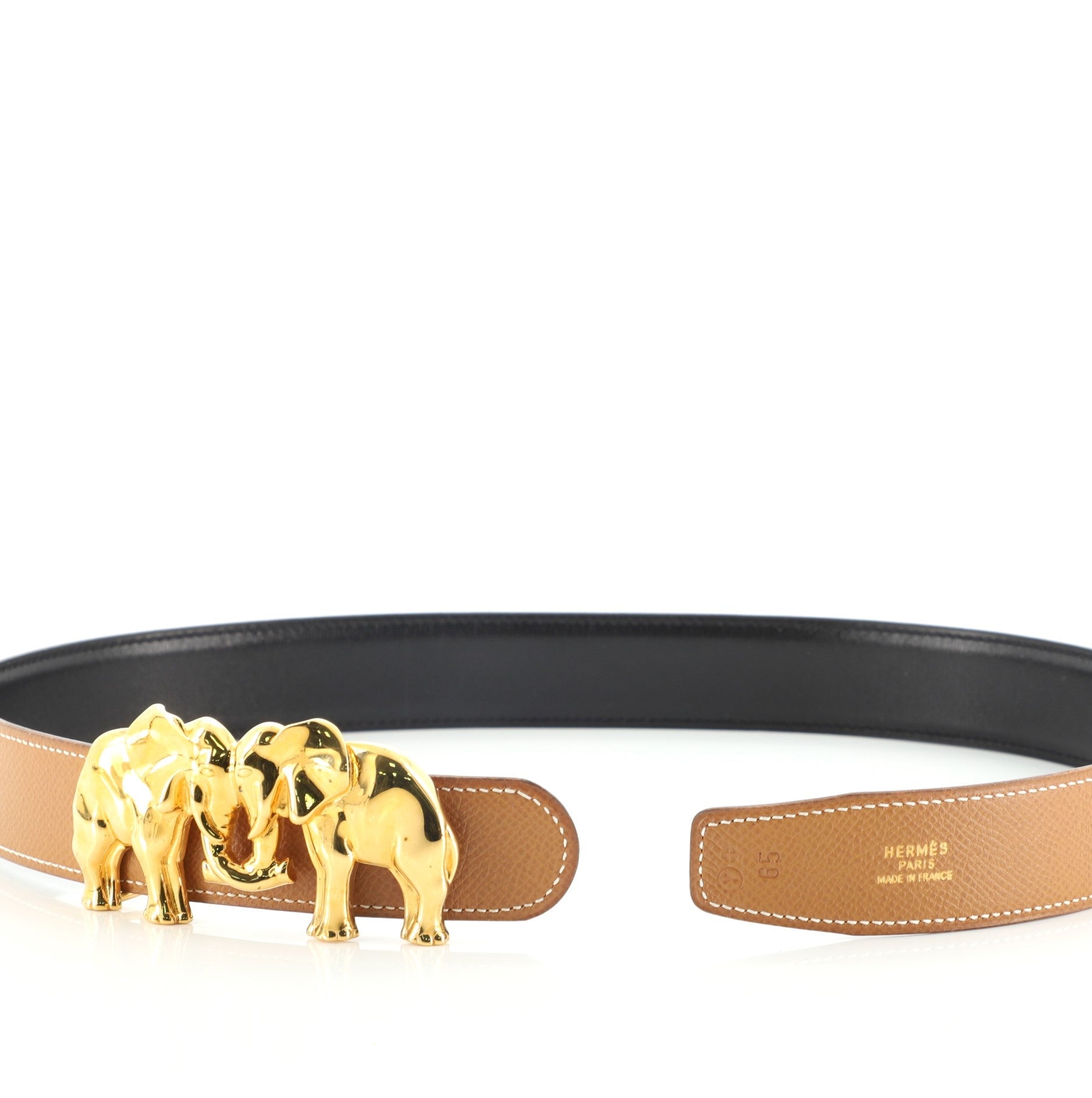 Elephant Belt Leather Medium 65