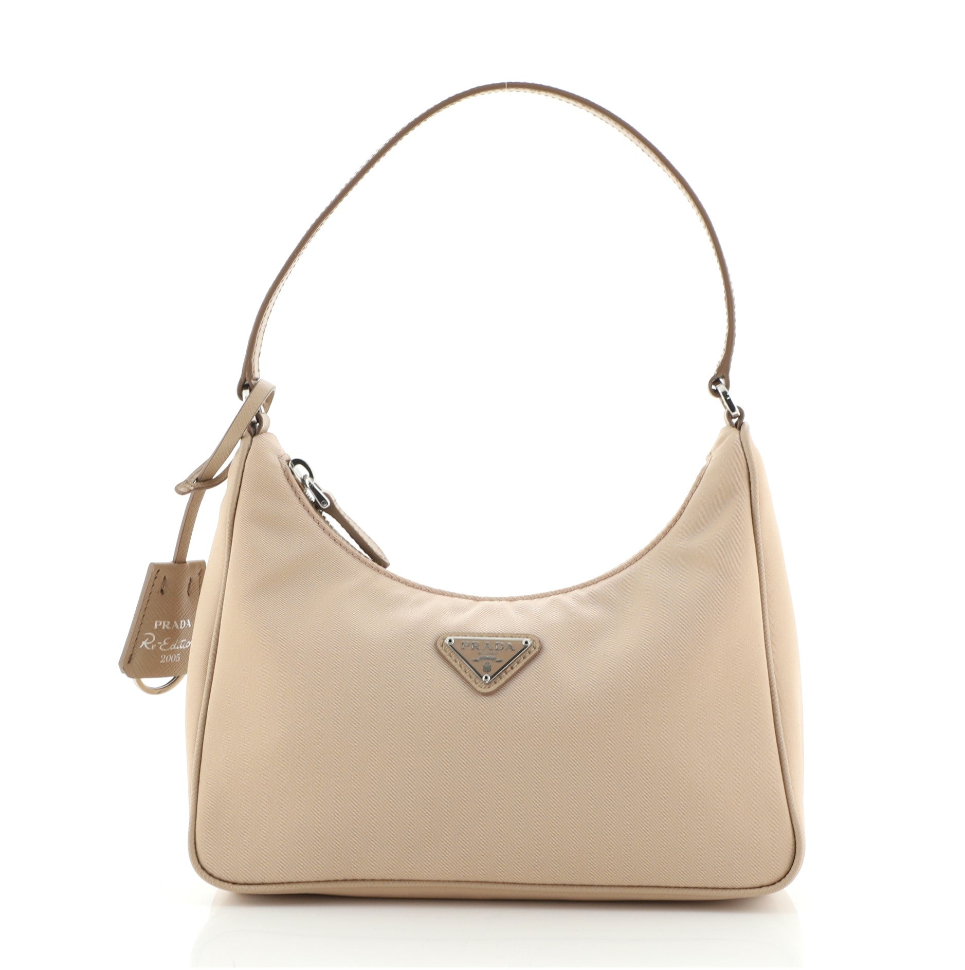 Re-Edition 2005 Hobo Tessuto with Saffiano Leather Mini
