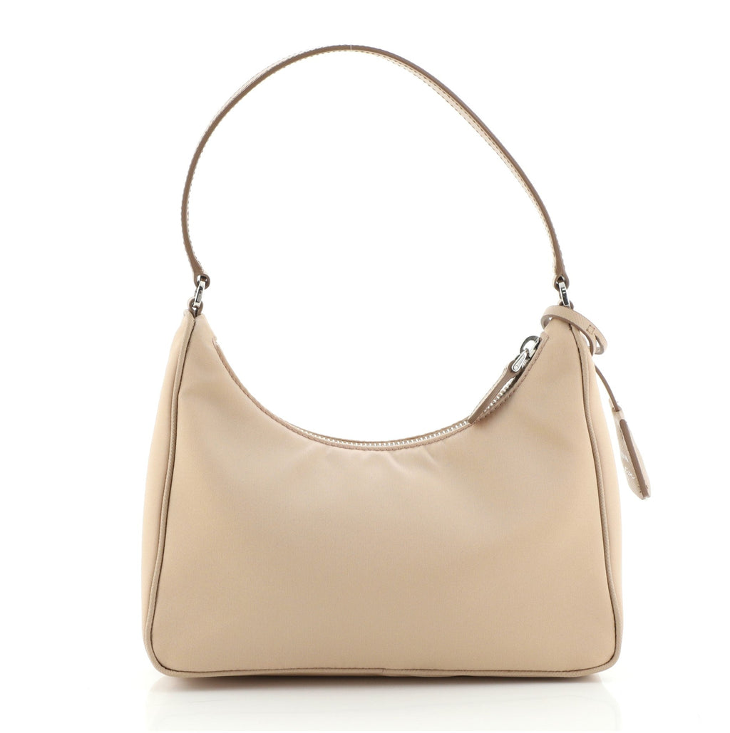 Re-Edition 2005 Hobo Tessuto with Saffiano Leather Mini