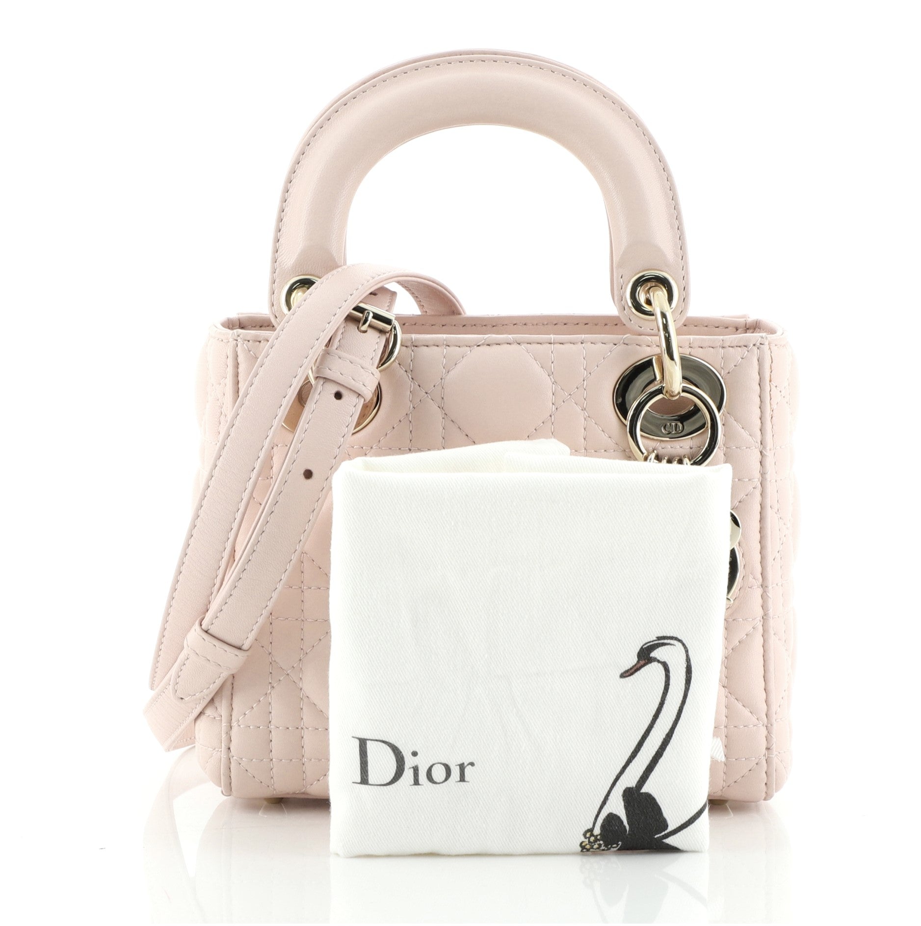Lady Dior Bag Cannage Quilt Lambskin Mini