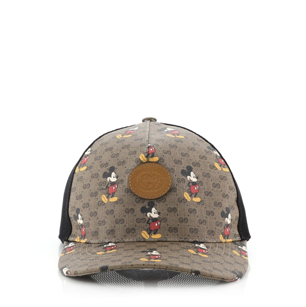 Disney Mickey Mouse Baseball Cap Printed Mini GG Coated Canvas Large