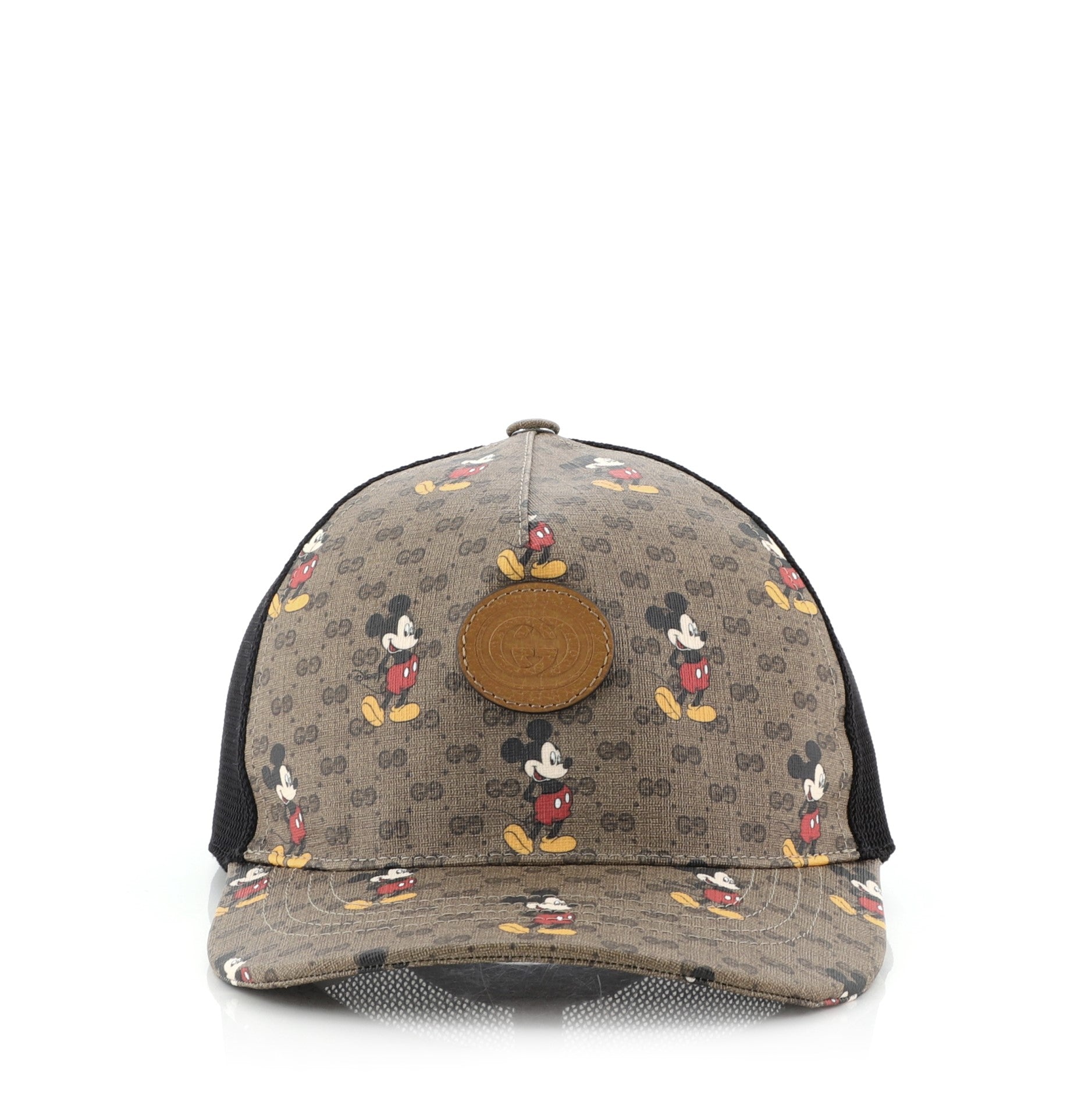 Disney Mickey Mouse Baseball Cap Printed Mini GG Coated Canvas Large