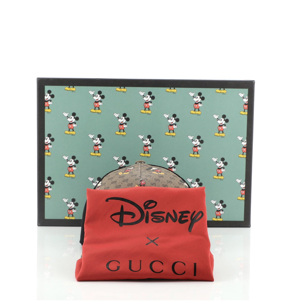 Disney Mickey Mouse Baseball Cap Printed Mini GG Coated Canvas Large