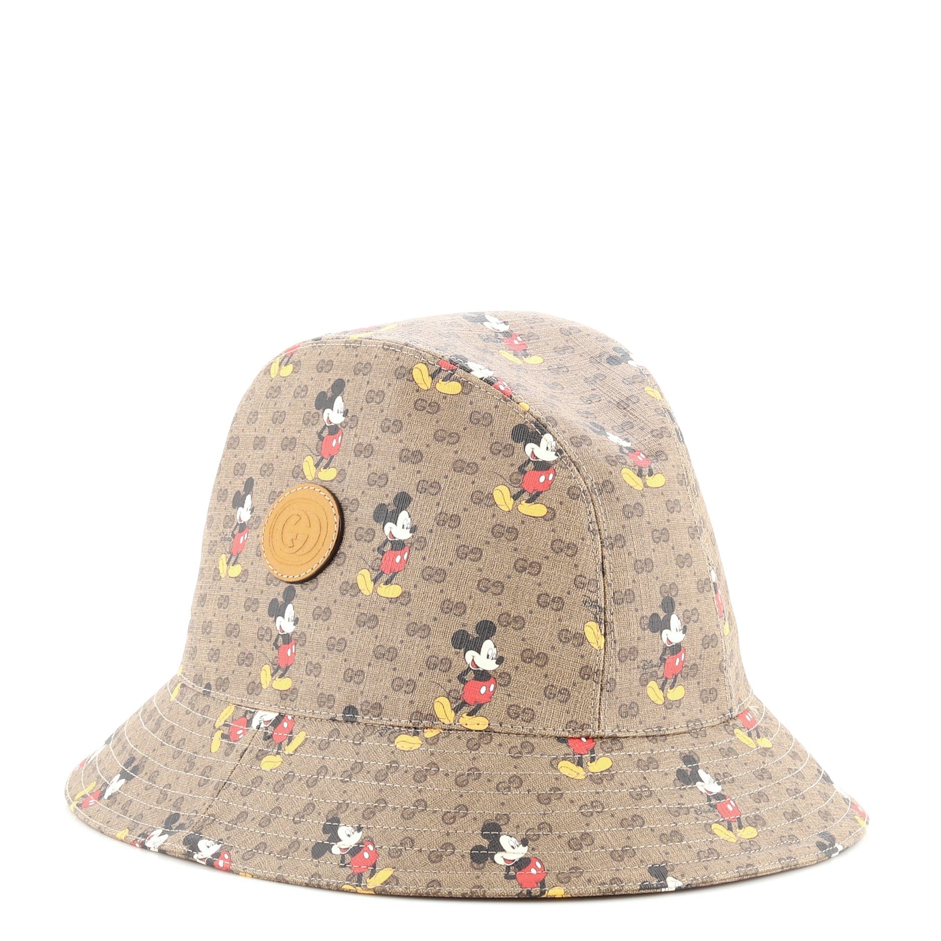 Disney Mickey Mouse Bucket Hat Printed Mini GG Coated Canvas XL
