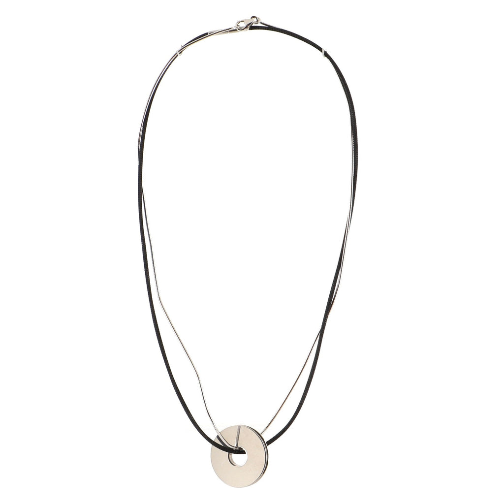 Cible Labyrinthe H Rythme Pendant Necklace Metal