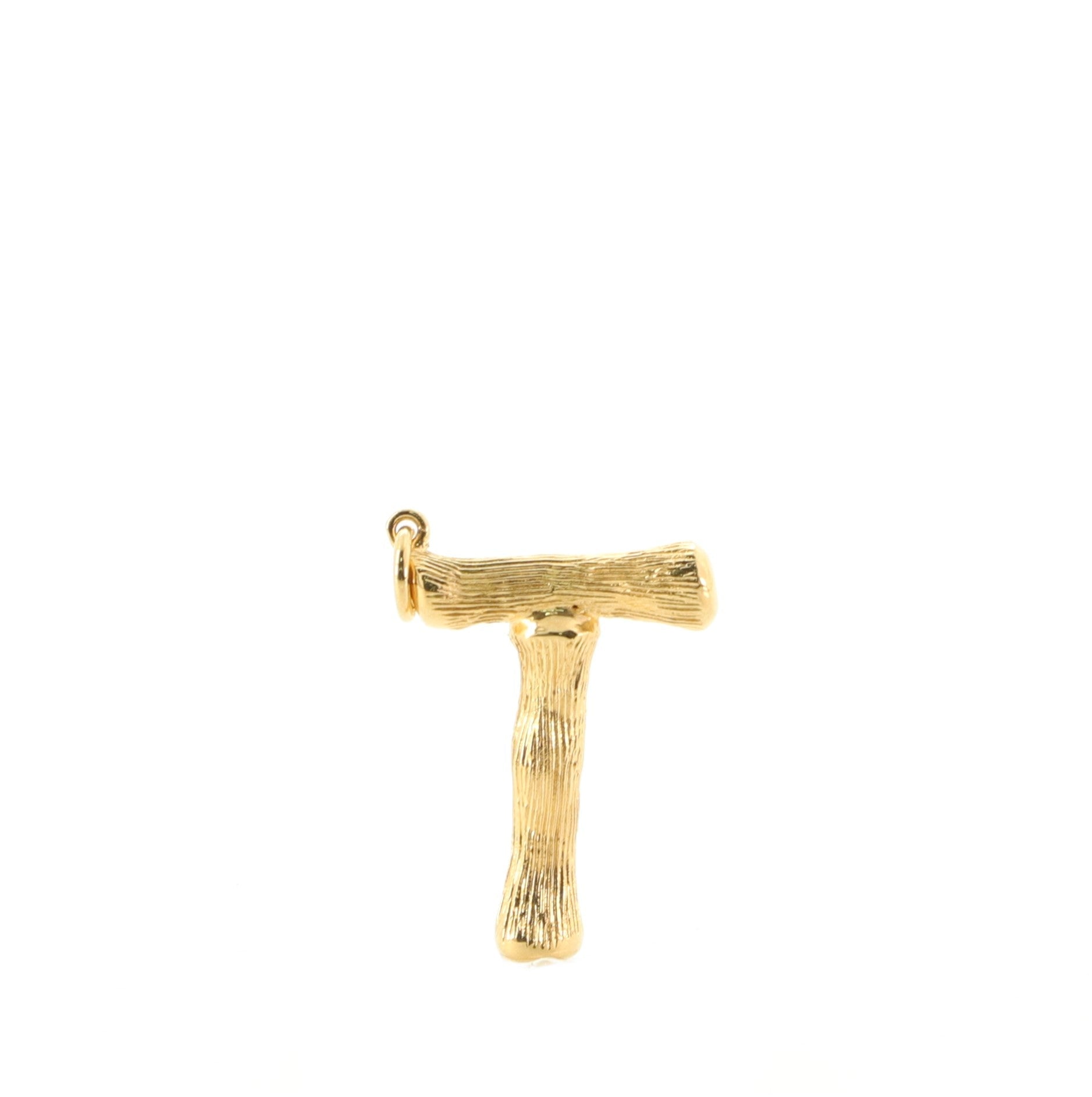 Alphabet Pendant Necklace Metal Large