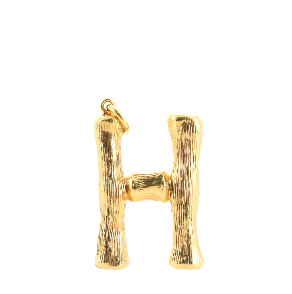 Alphabet Pendant Necklace Metal Large