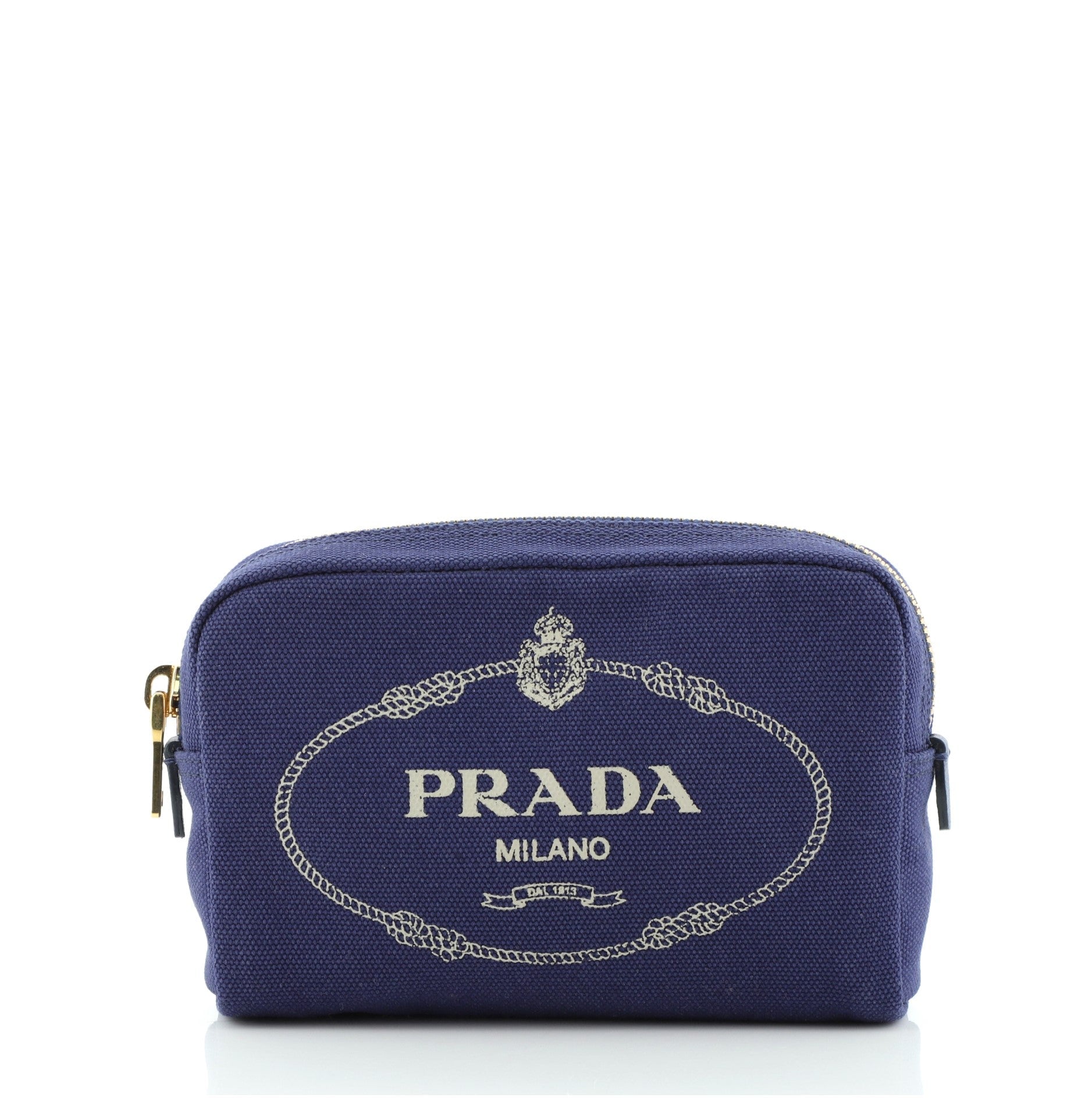 Logo Cosmetic Pouch Canvas Mini