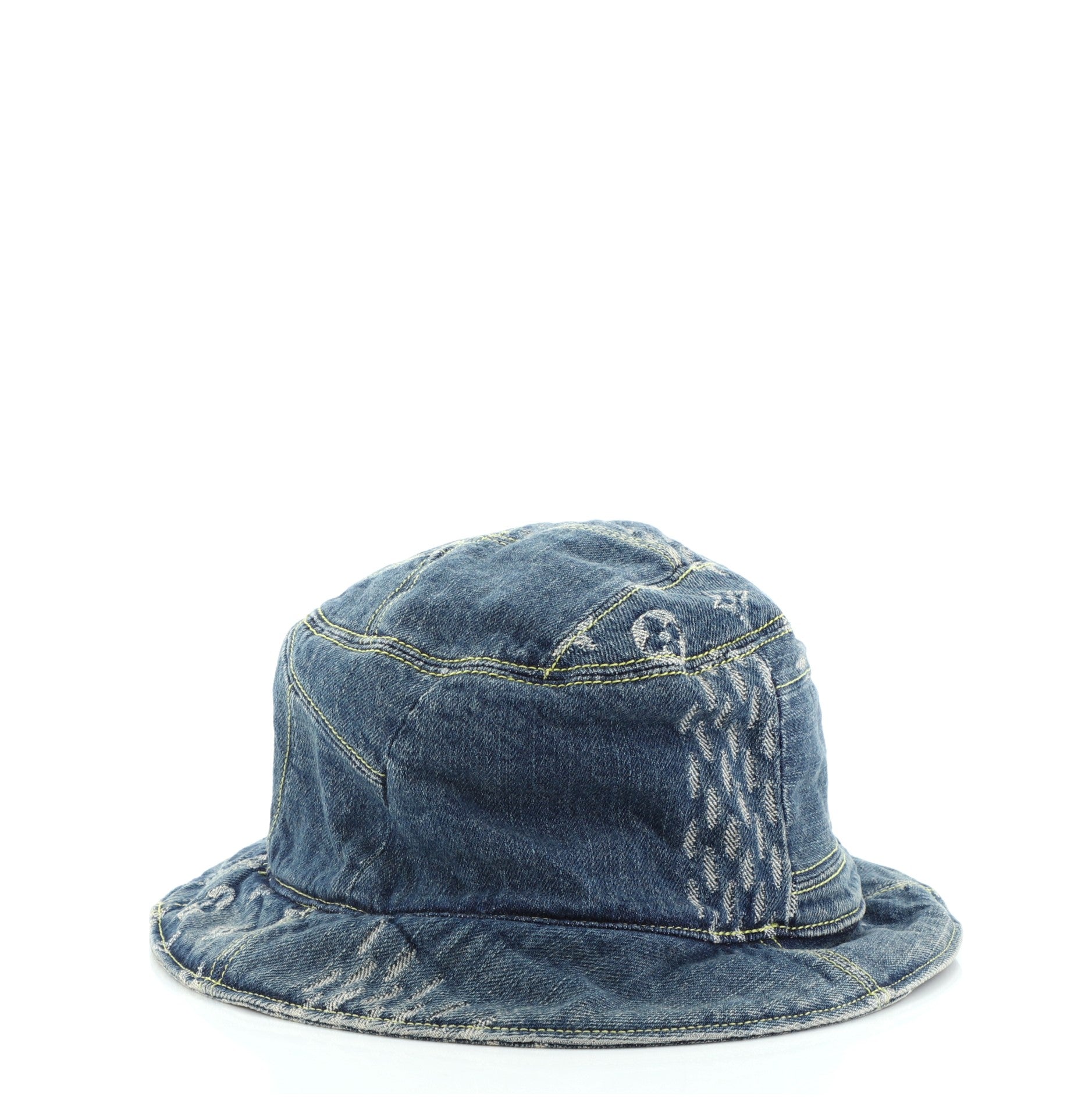 Nigo Sun Hat Limited Edition Giant Damier and Monogram Denim