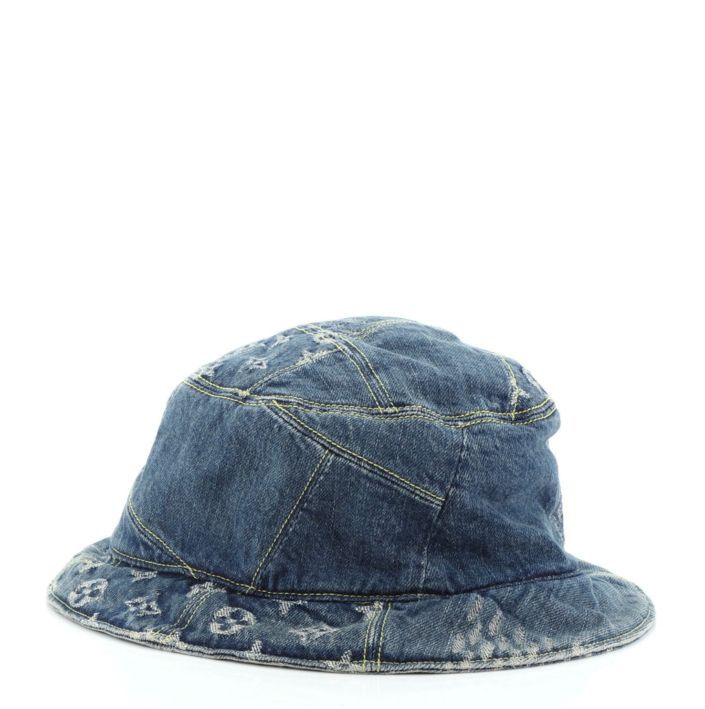 Nigo Sun Hat Limited Edition Giant Damier and Monogram Denim
