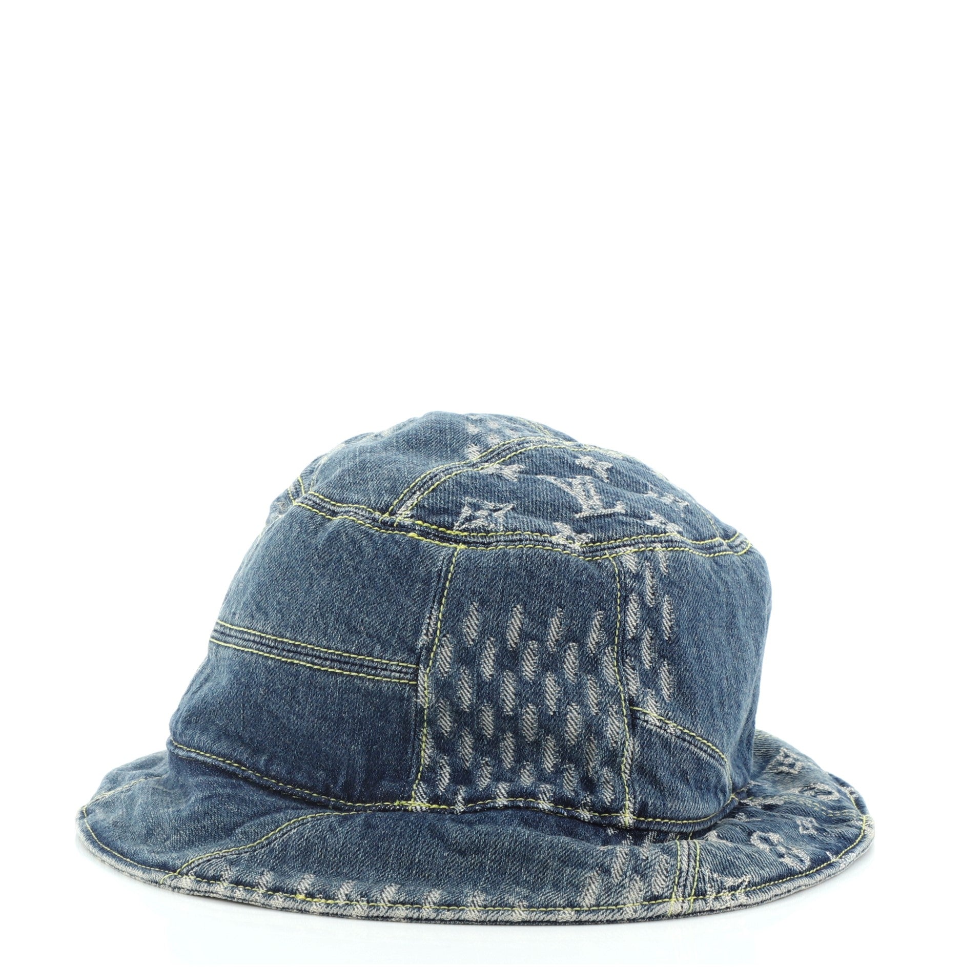 Nigo Sun Hat Limited Edition Giant Damier and Monogram Denim