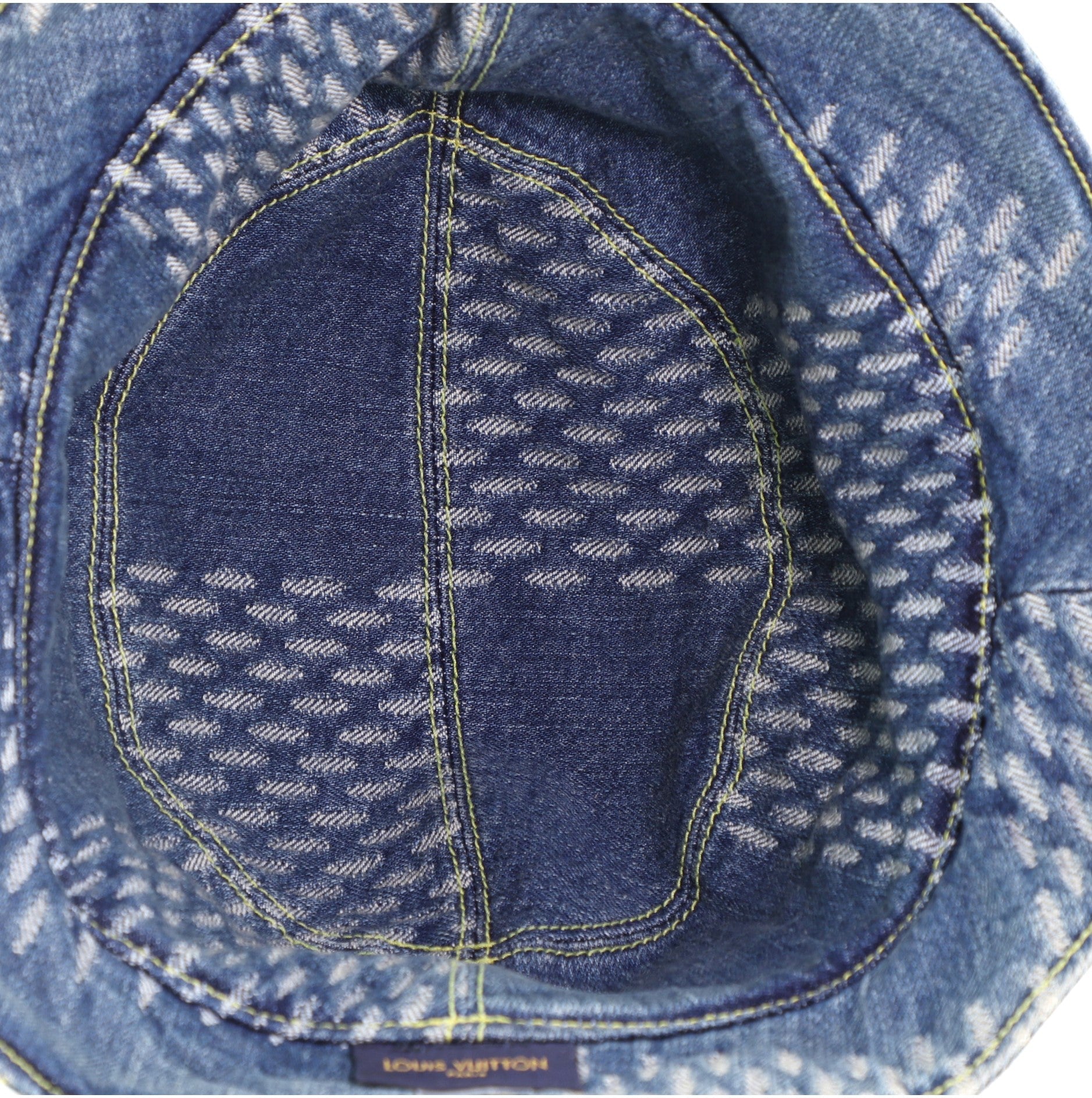 Nigo Sun Hat Limited Edition Giant Damier and Monogram Denim
