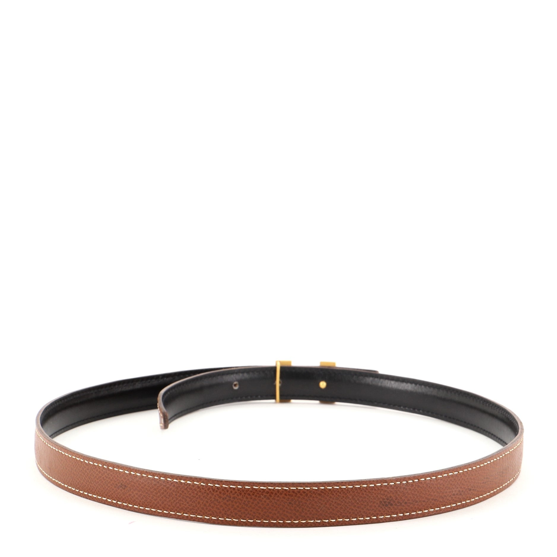 Constance Reversible Belt Leather Thin 75