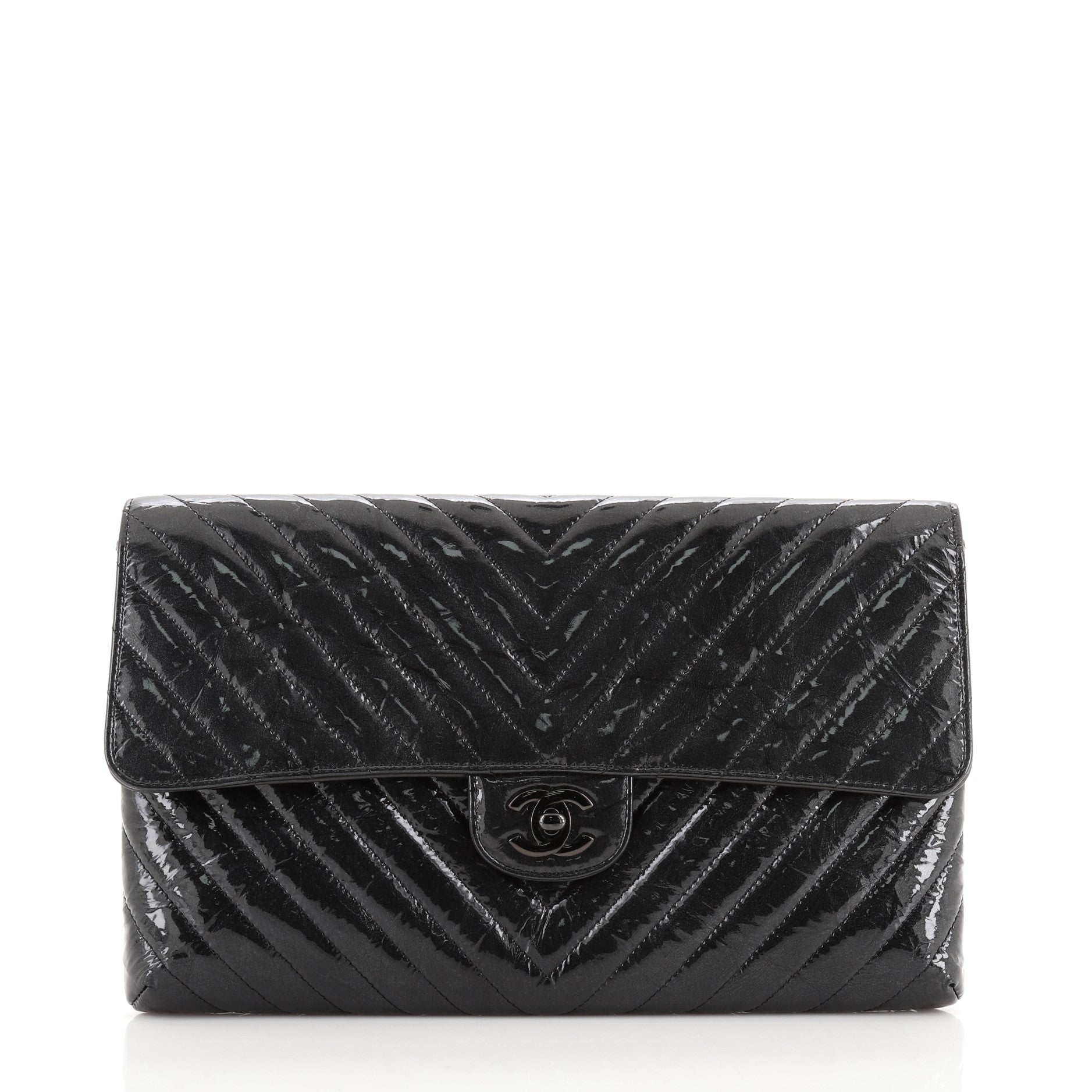 Classic Flap Clutch Chevron Patent