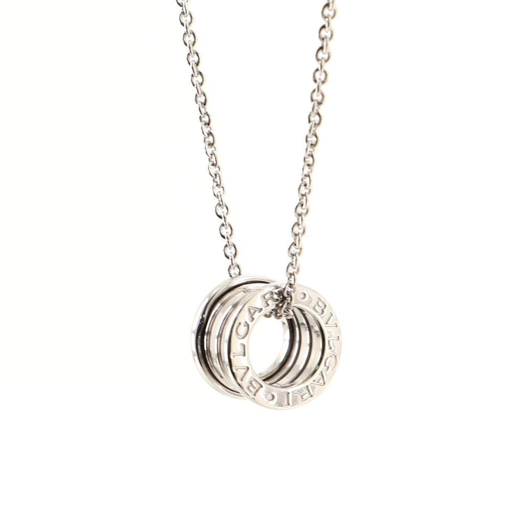 B.Zero1 Pendant Necklace 18K White Gold