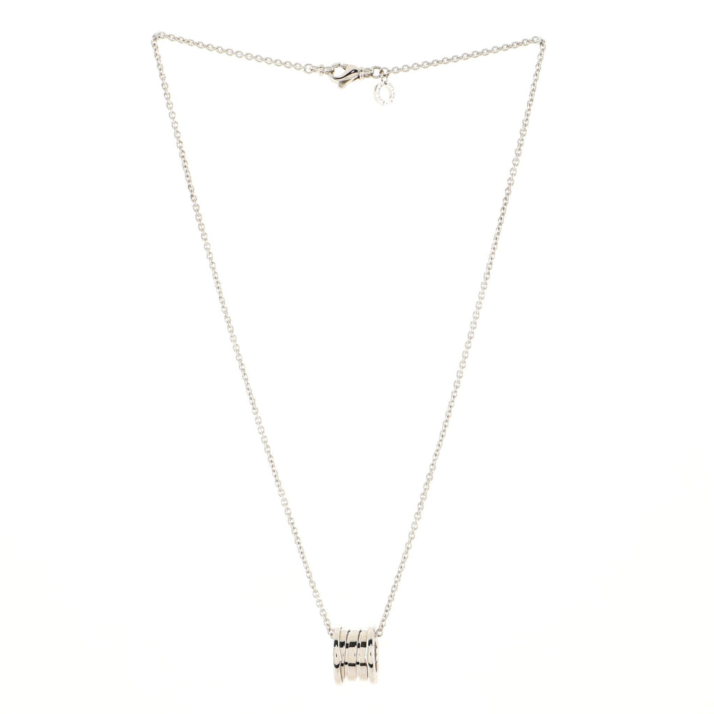 B.Zero1 Pendant Necklace 18K White Gold