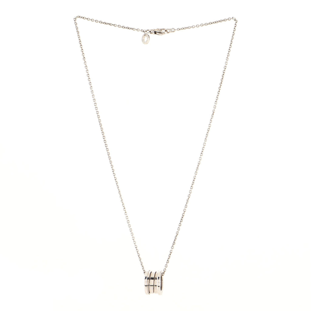 B.Zero1 Pendant Necklace 18K White Gold