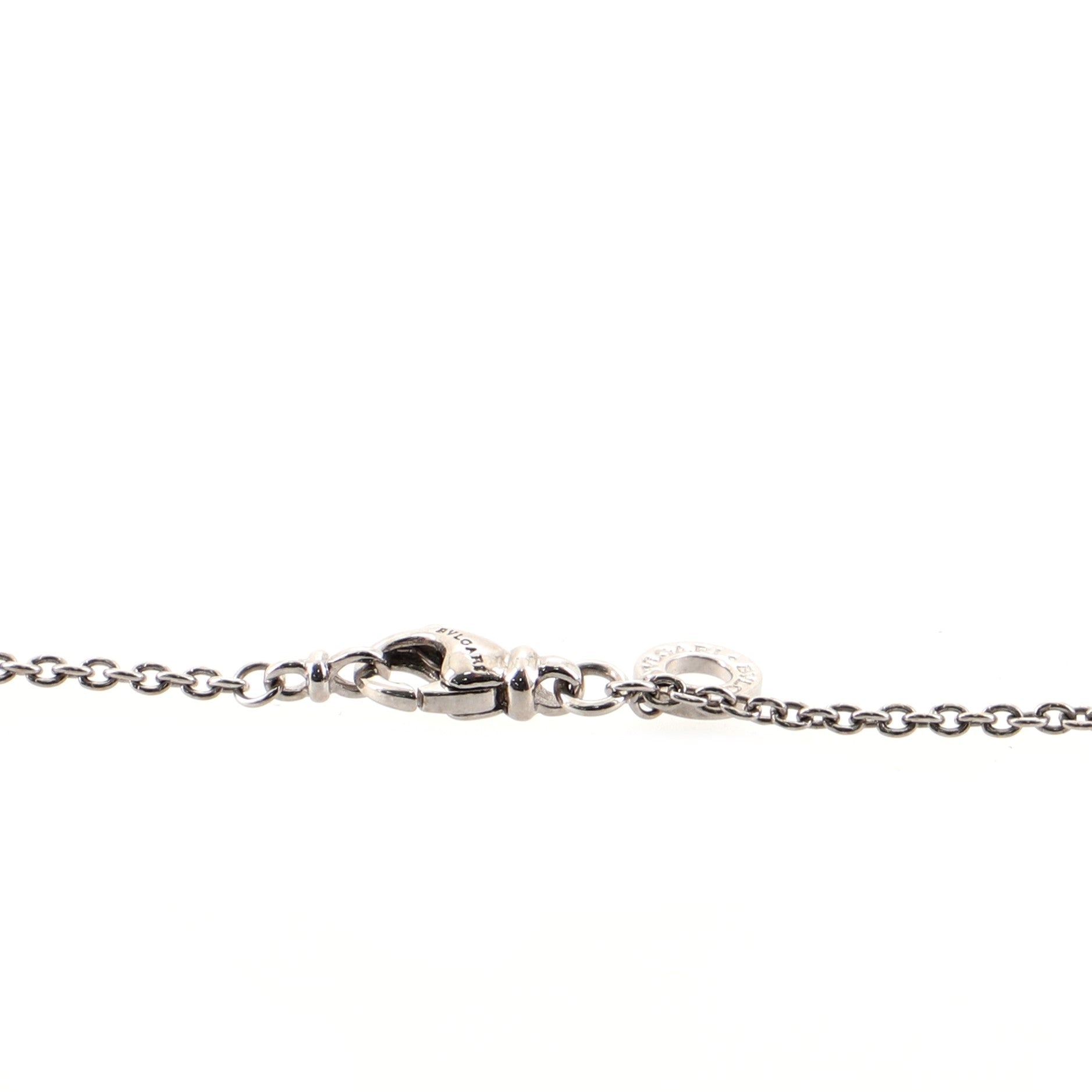 B.Zero1 Pendant Necklace 18K White Gold