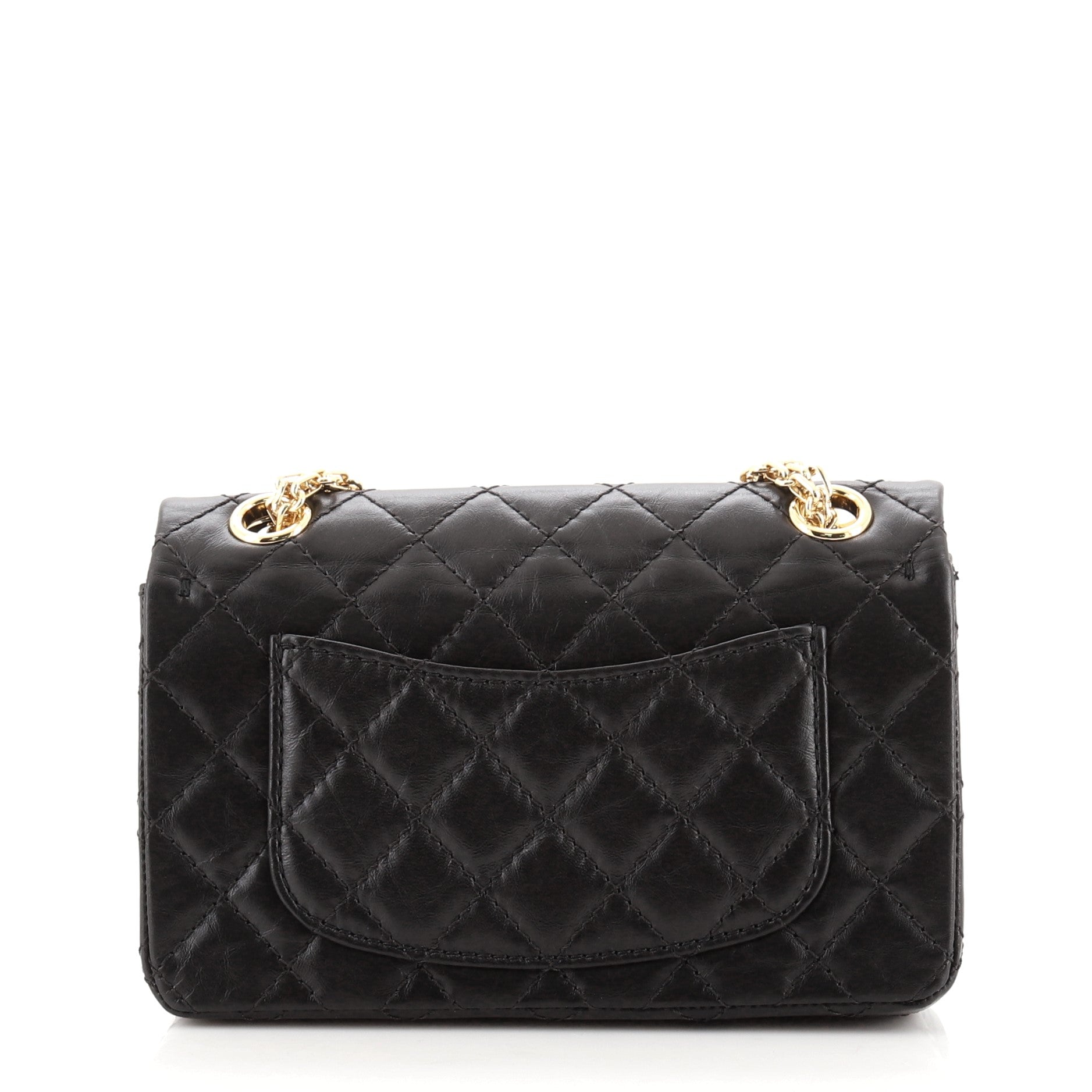 Reissue 2.55 Flap Bag Quilted Aged Calfskin Mini