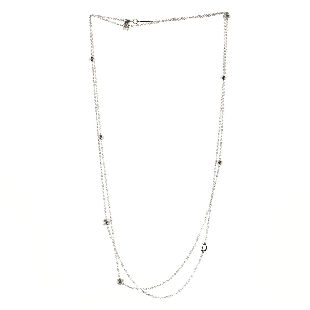 Gomitolo Necklace 18K White Gold with Diamonds