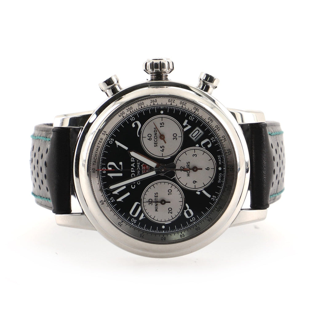 Mille Miglia Racing Colours Chronograph Automatic Watch Stainless Steel and Perforated Leather 42