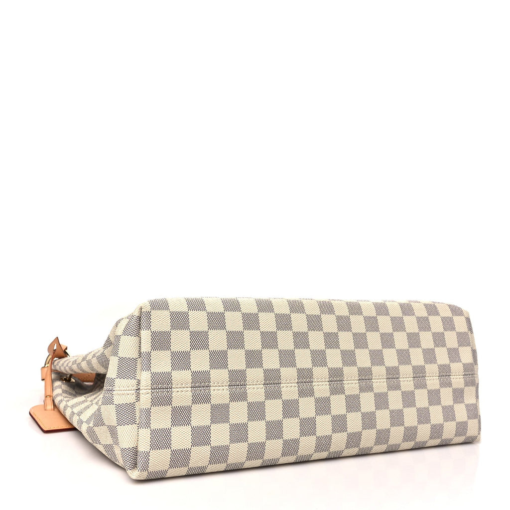 Damier Azur Graceful MM Rose Ballerine