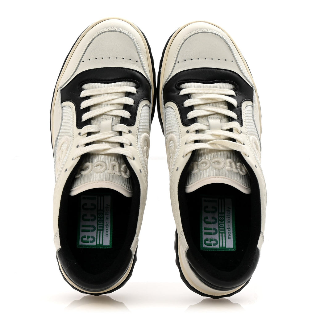 Dali Soft Calfskin Womens Mac80 Sneakers 38.5 Off White Black