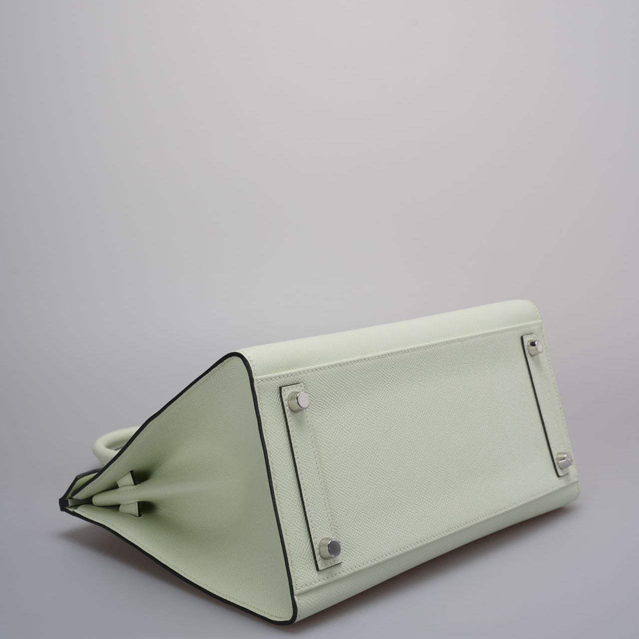 Hermes Birkin Sellier 30 Bag In Vert Fizz Epsom Leather With Palladium Hardware from 2023