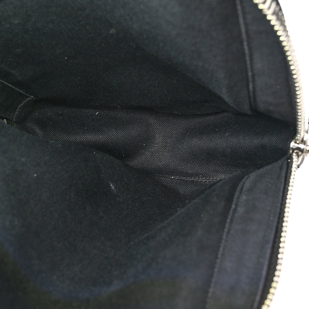 GG Supreme Monogram Web Belt Bag Black Grey