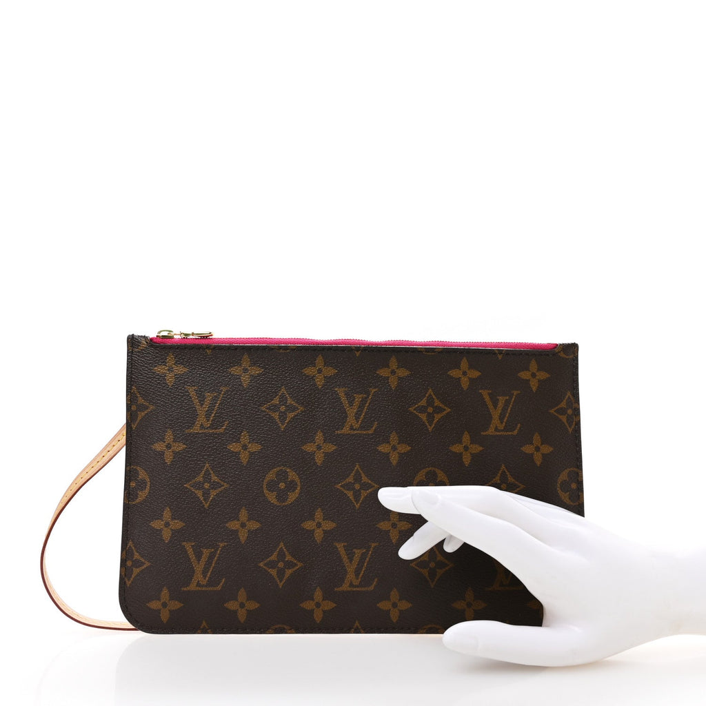 Monogram Neverfull MM GM Pochette Pivoine