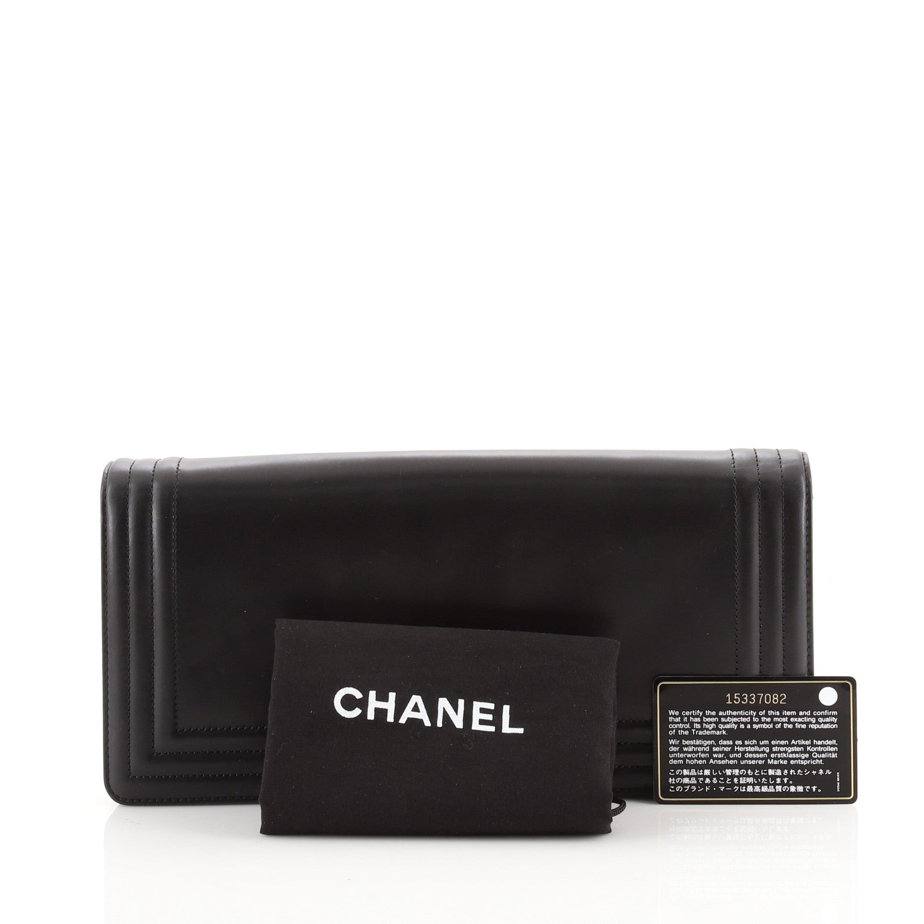 Reverso Boy Wrist Strap Clutch Lambskin Small