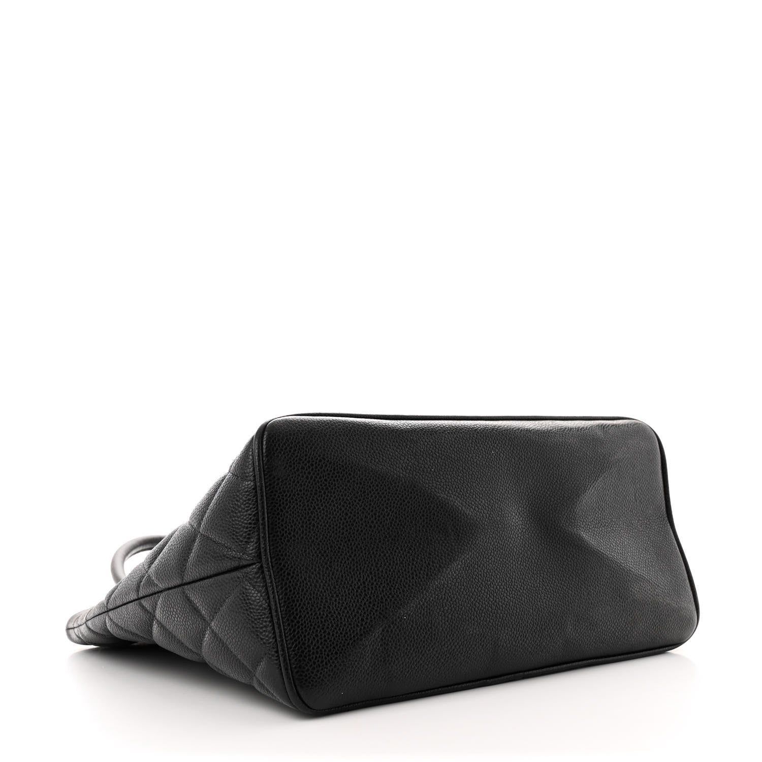 Caviar Quilted Medallion Tote Black