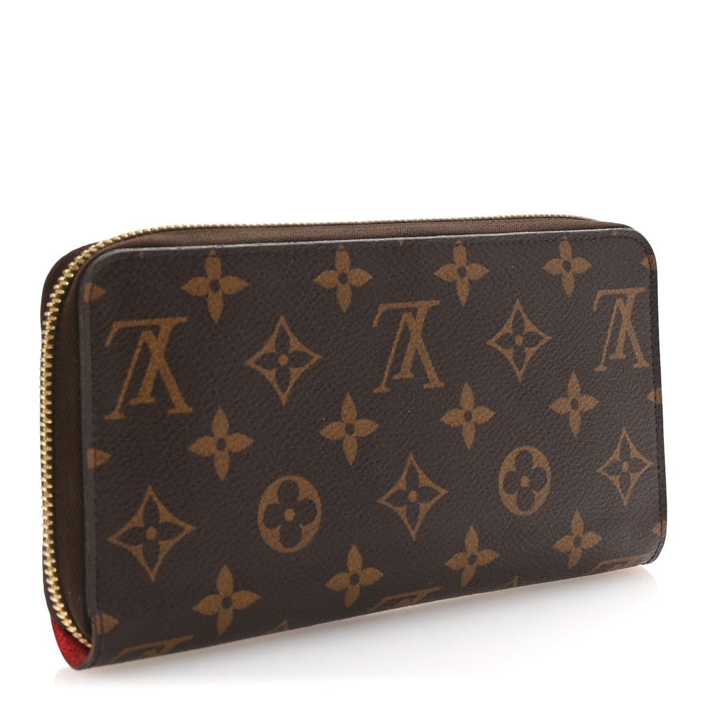 Monogram Zippy Wallet Coquelicot