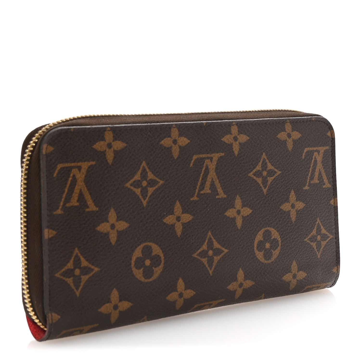 Monogram Zippy Wallet Coquelicot