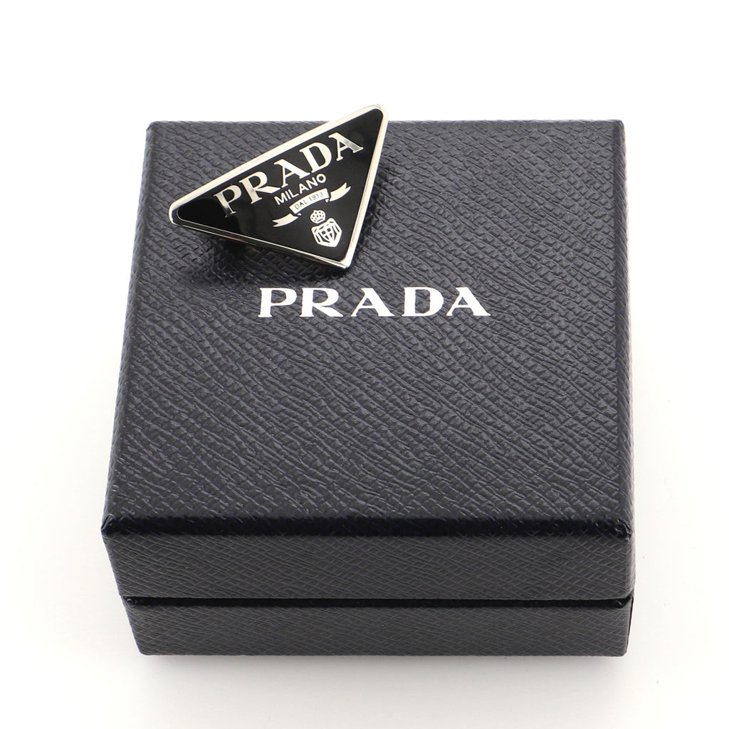 Logo Hair Clip Enameled Metal XS