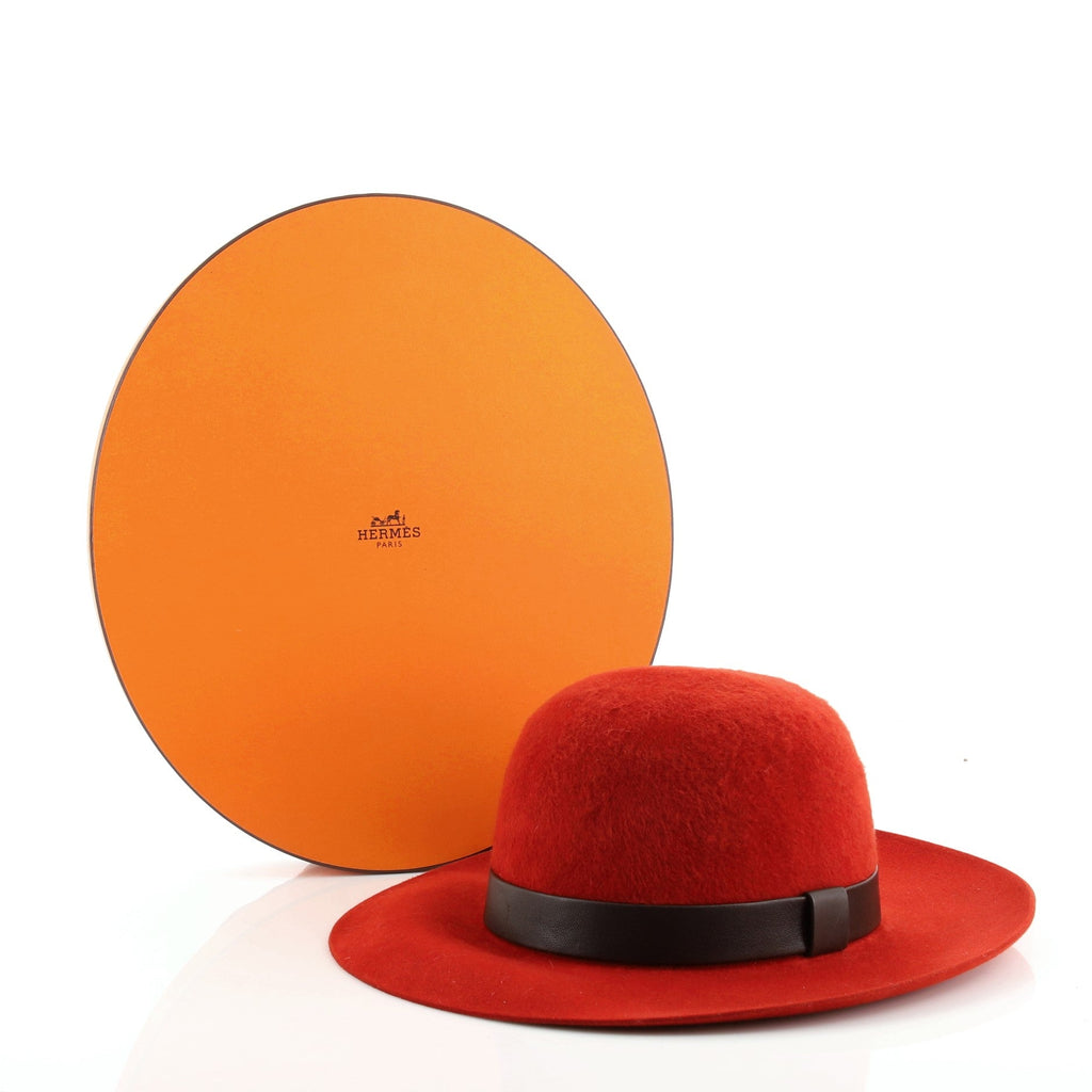 Farandole Hat Felt with Leather XL