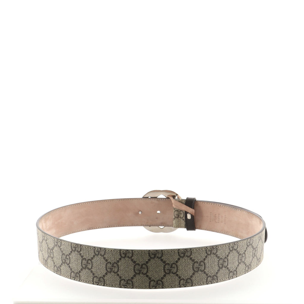 Interlocking G Belt GG Coated Canvas Wide 85