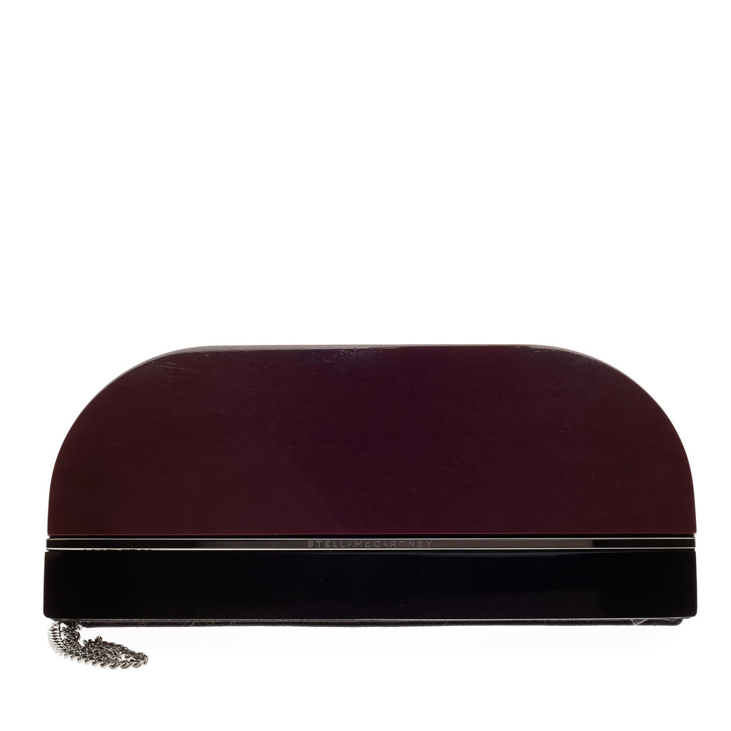 Chain Clutch Faux Leather