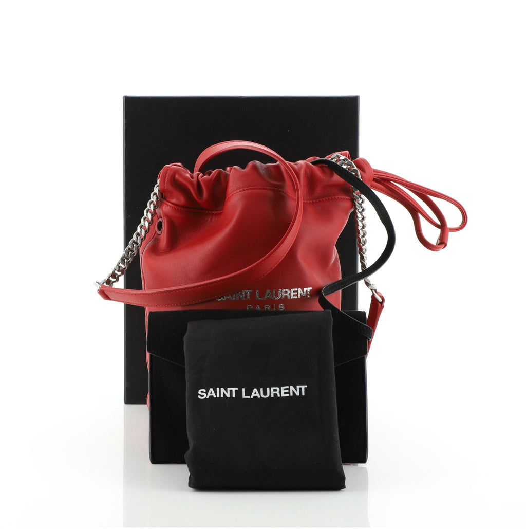 Teddy Bucket Bag Leather Mini