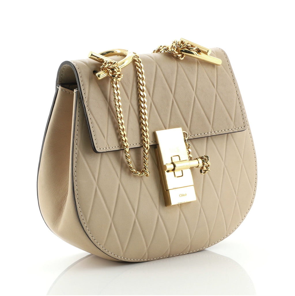 Drew Crossbody Bag Embossed Leather Mini
