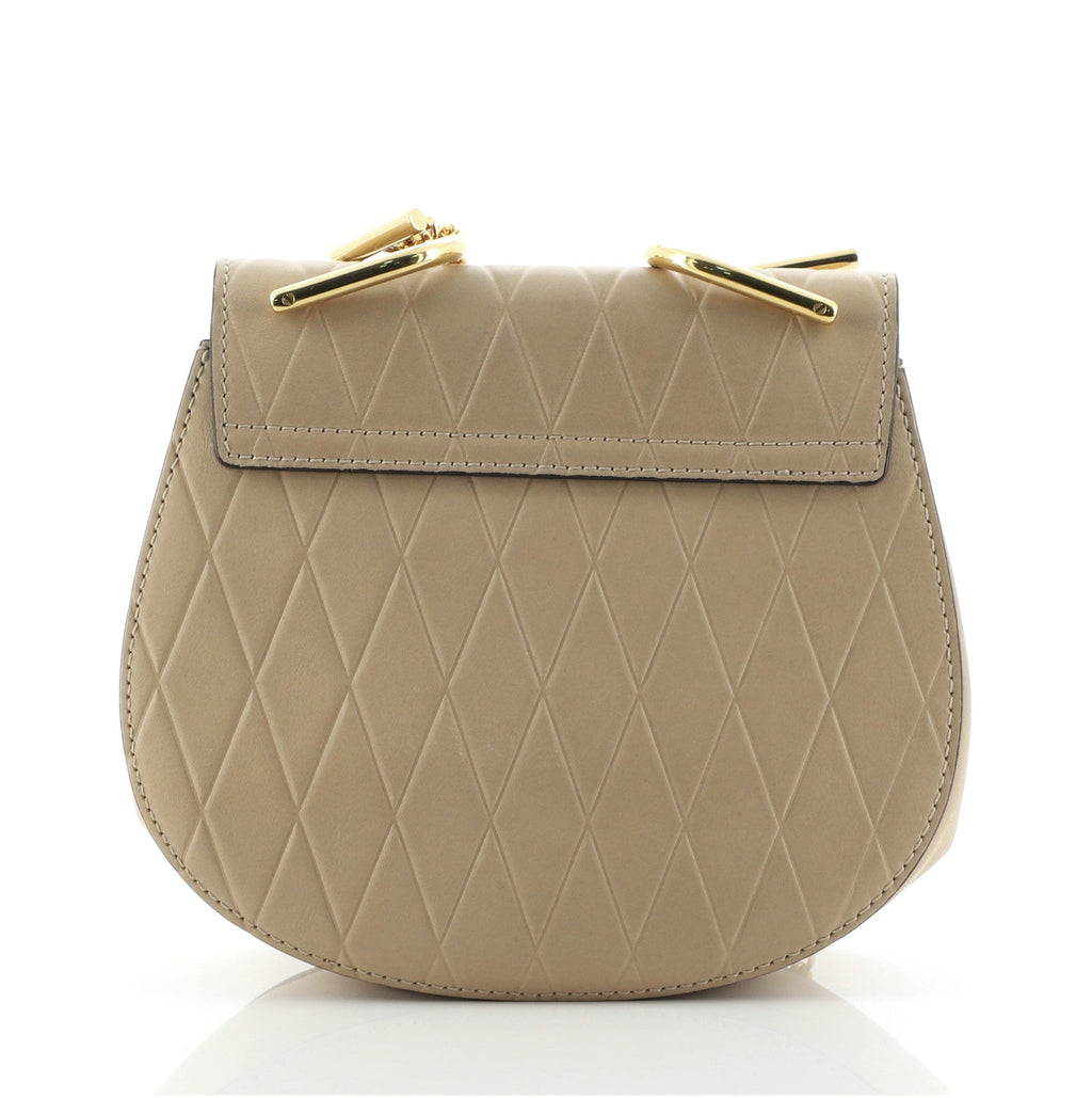 Drew Crossbody Bag Embossed Leather Mini