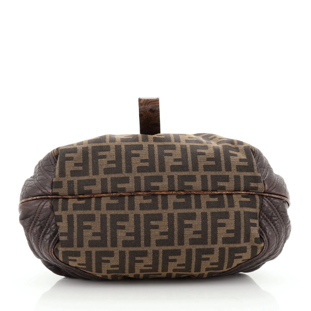 Tortoise Spy Bag Zucca Canvas and Leather Mini