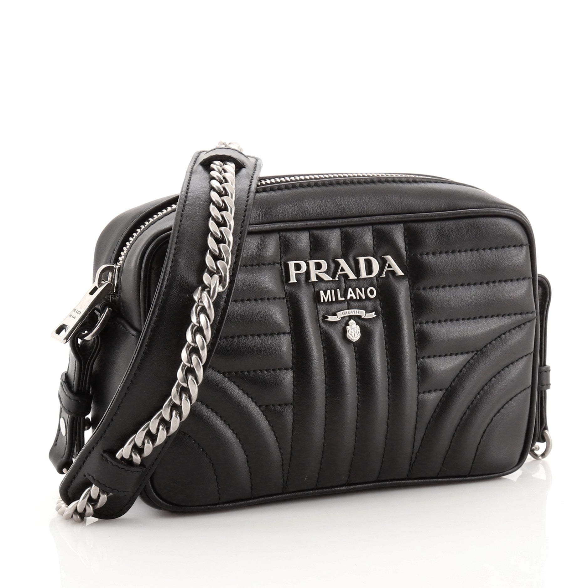 Camera Bag Diagramme Quilted Leather Mini