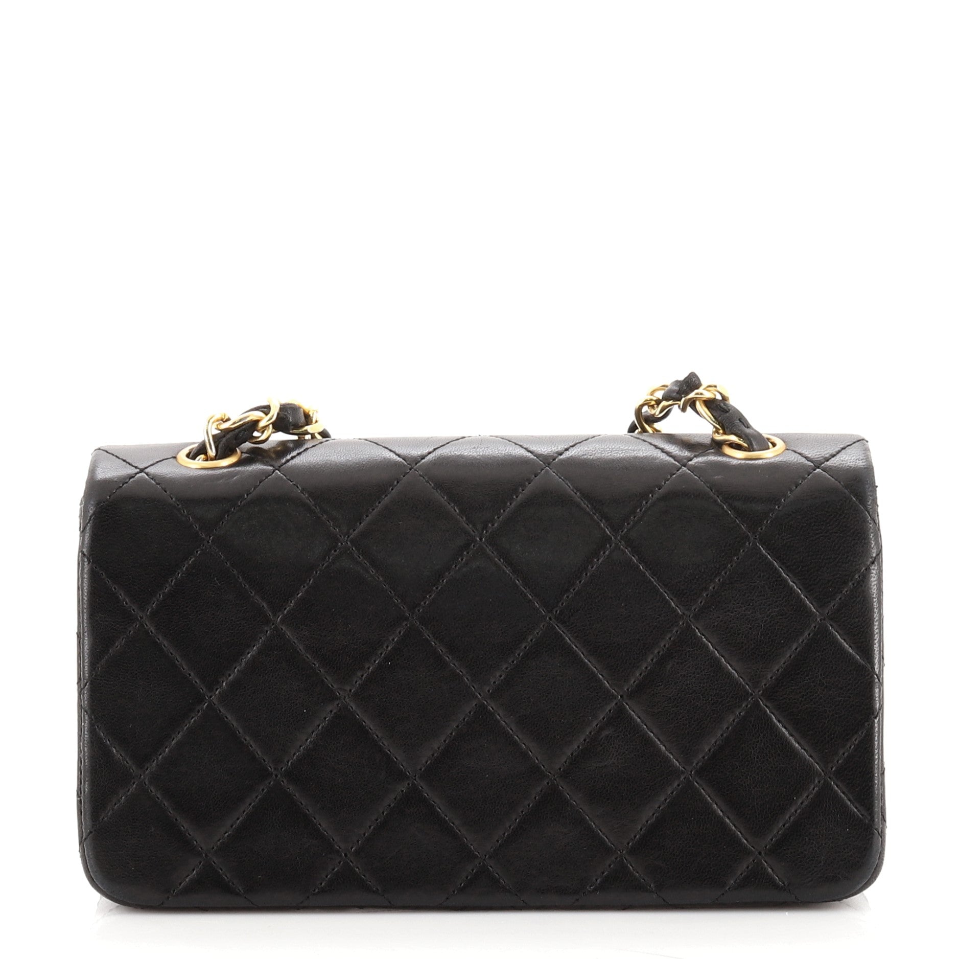 Vintage Full Flap Bag Quilted Lambskin Mini