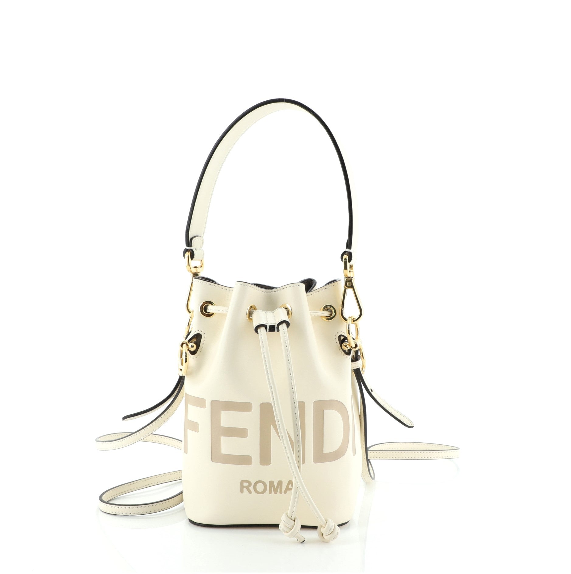 Mon Tresor Bucket Bag Embossed Leather Mini