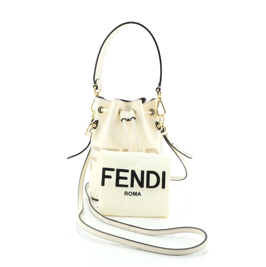 Mon Tresor Bucket Bag Embossed Leather Mini