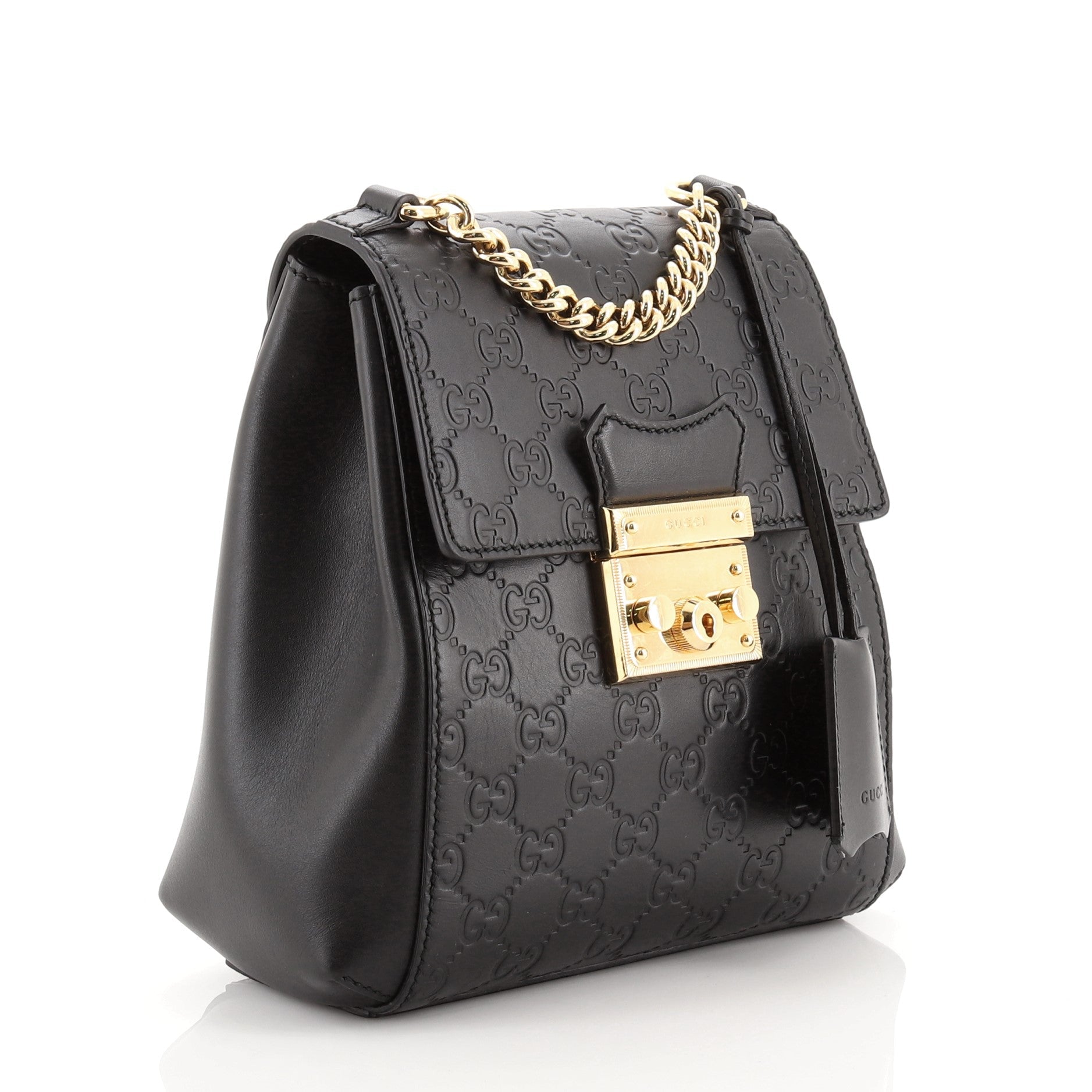 Padlock Backpack Guccissima Leather Mini