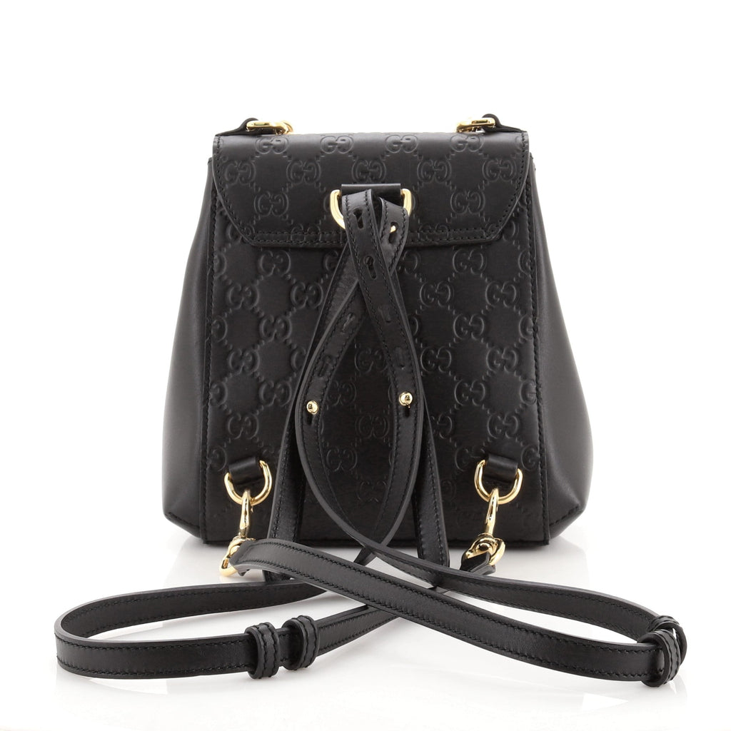 Padlock Backpack Guccissima Leather Mini
