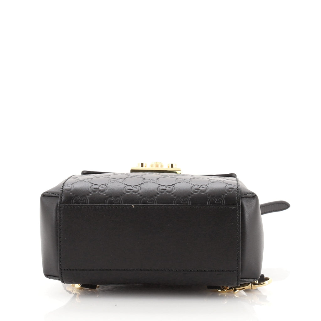 Padlock Backpack Guccissima Leather Mini