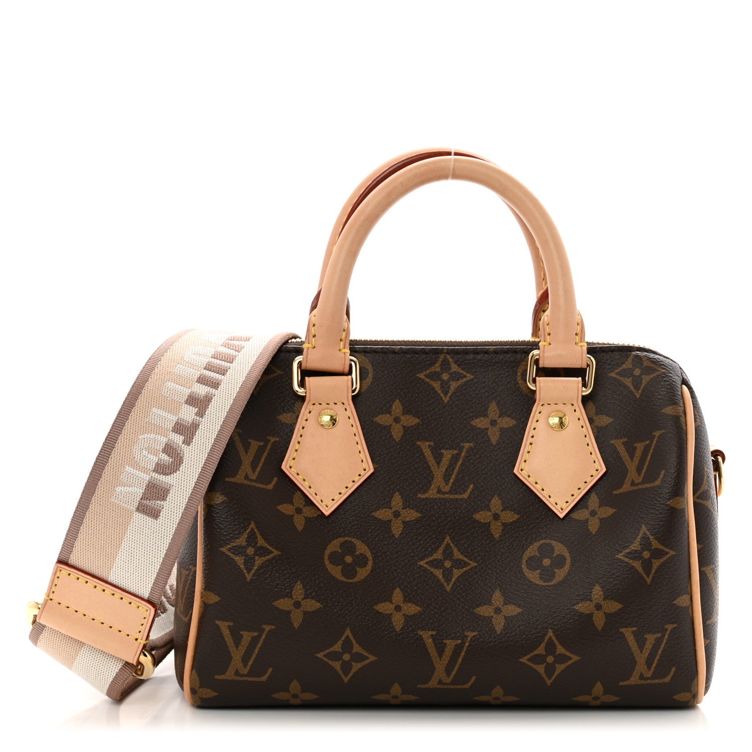 Monogram Speedy Bandouliere 20 Beige